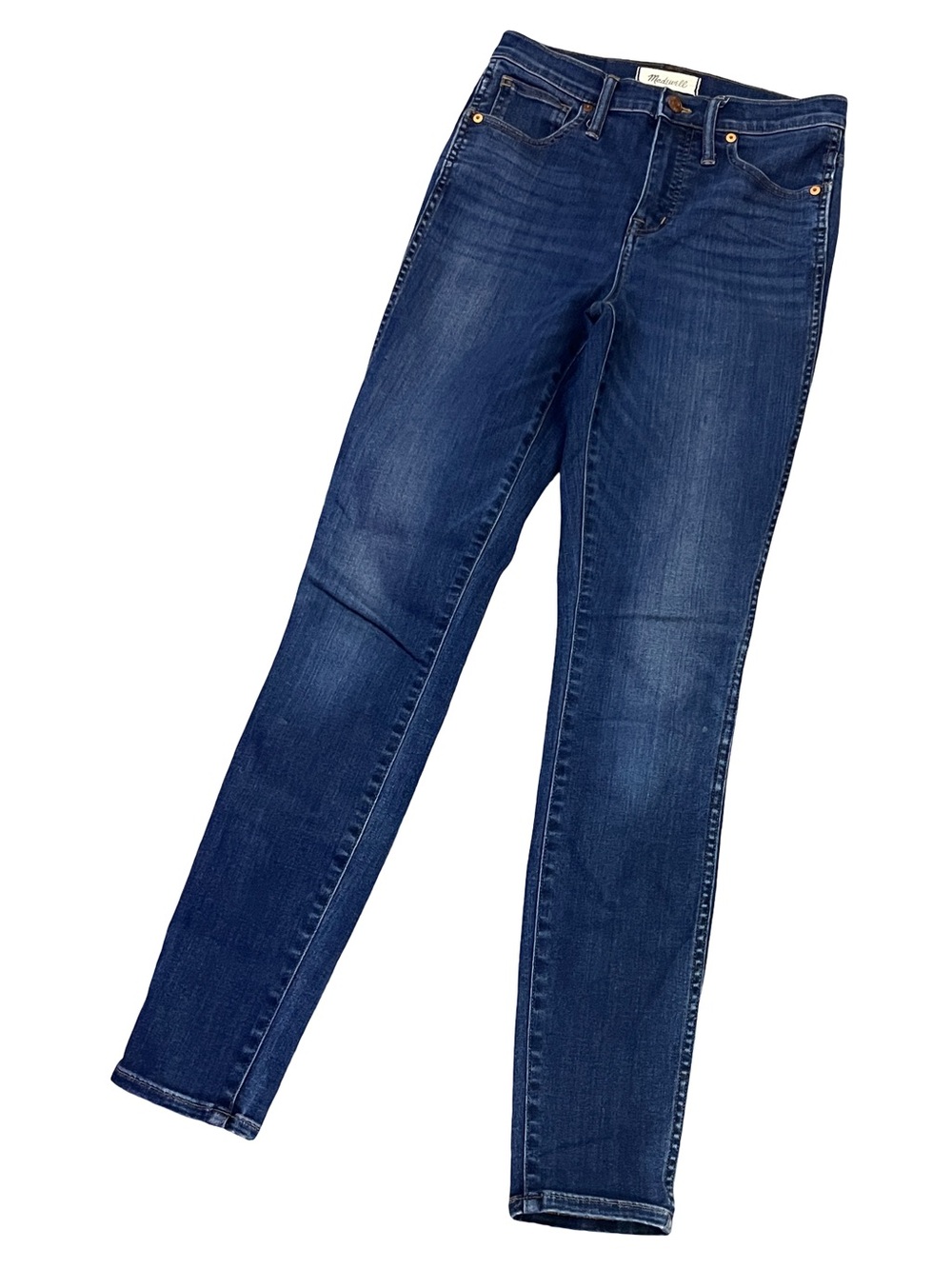 Madewell 10” High-Rise Skinny Jeans 26T Tall Medium Wash Stretch Denim